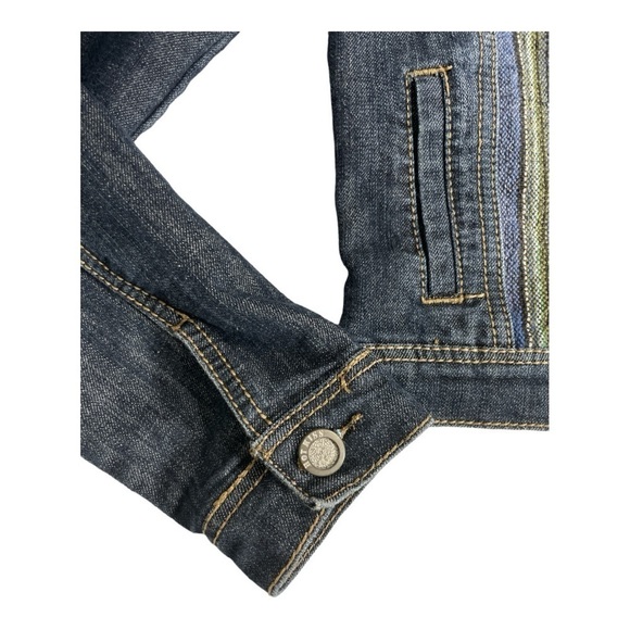 Hot Kiss Denim Jean Jacket Western Southwestern Embroidered size M - Picture 9 of 14